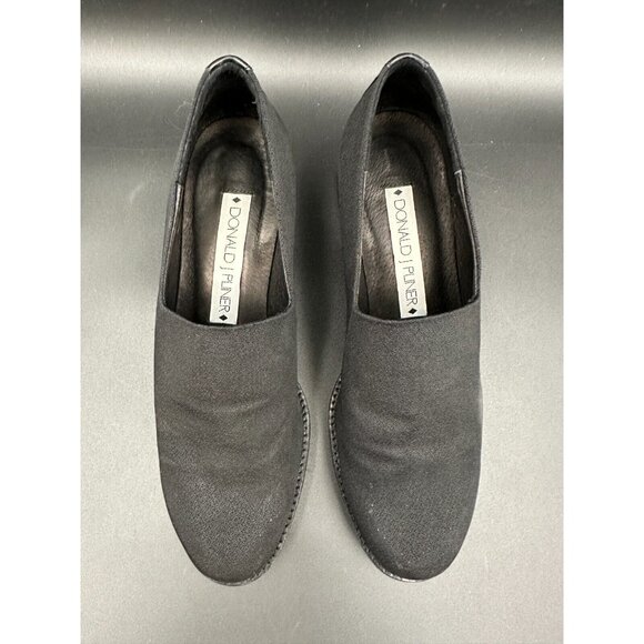 DONALD PLINER (MADE IN ITALY) Black Slip on Casual Driver Loafers Size 8 - Picture 2 of 9